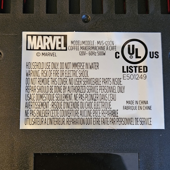 Spider-Man Marvel coffee maker machine with Permanent Filter mens gift - Picture 8 of 10